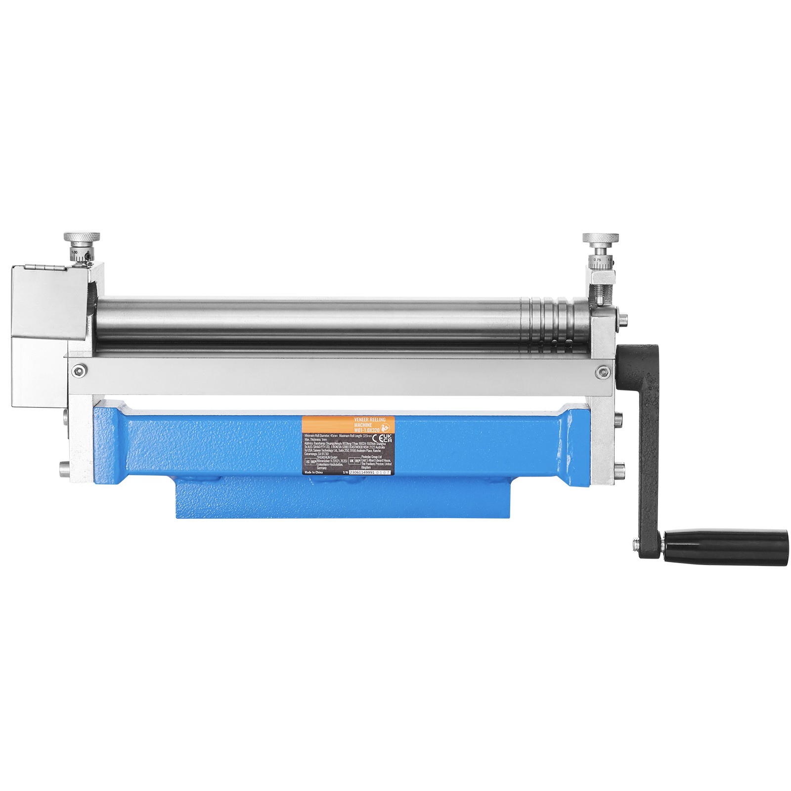 Sheet Metal Slip Roll Machine 12.6″ Width 20 Gauge Capacity