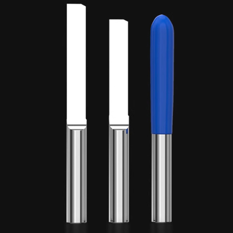 4mm Shank Solid Carbide End Mill Engraving Tool Single Flute 63HRC For PVC MDF