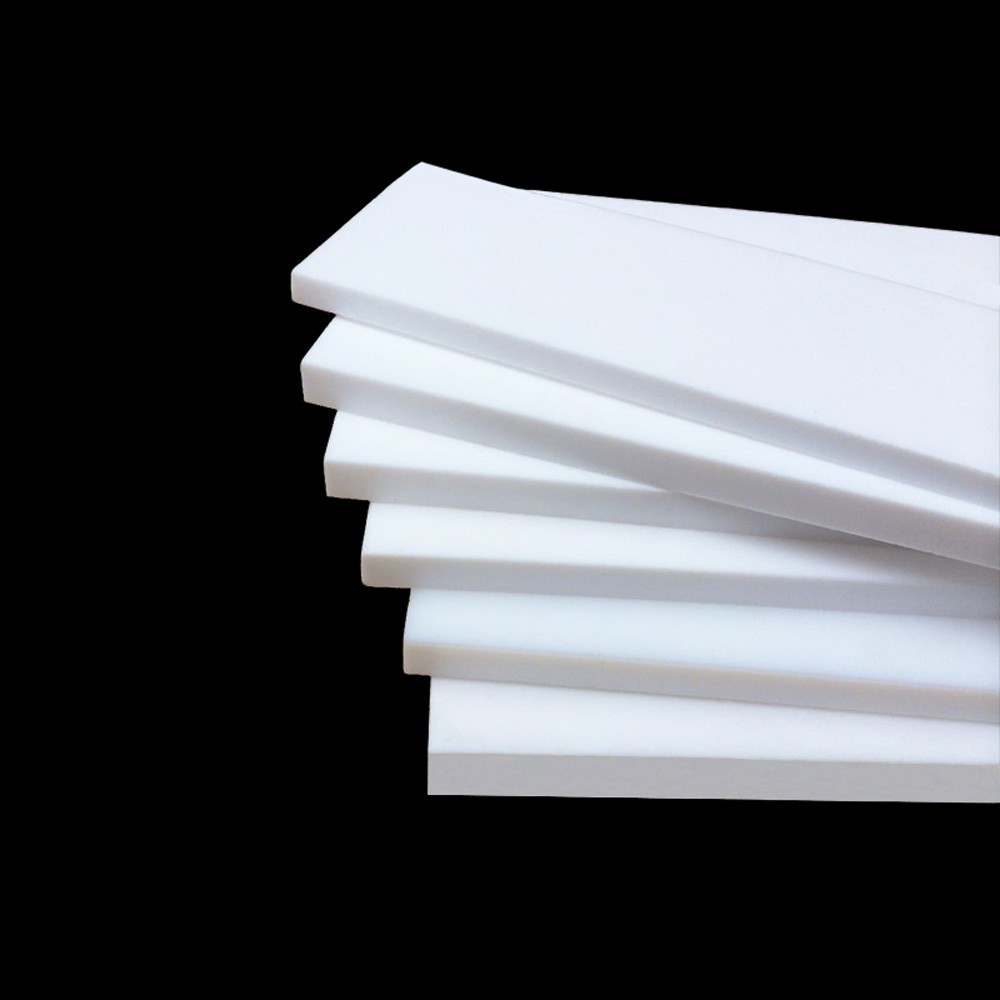 PTFE White Sheet 5mm 6mm 8mm 10mm to 45mm Thick Various Rectangular Strip sizes