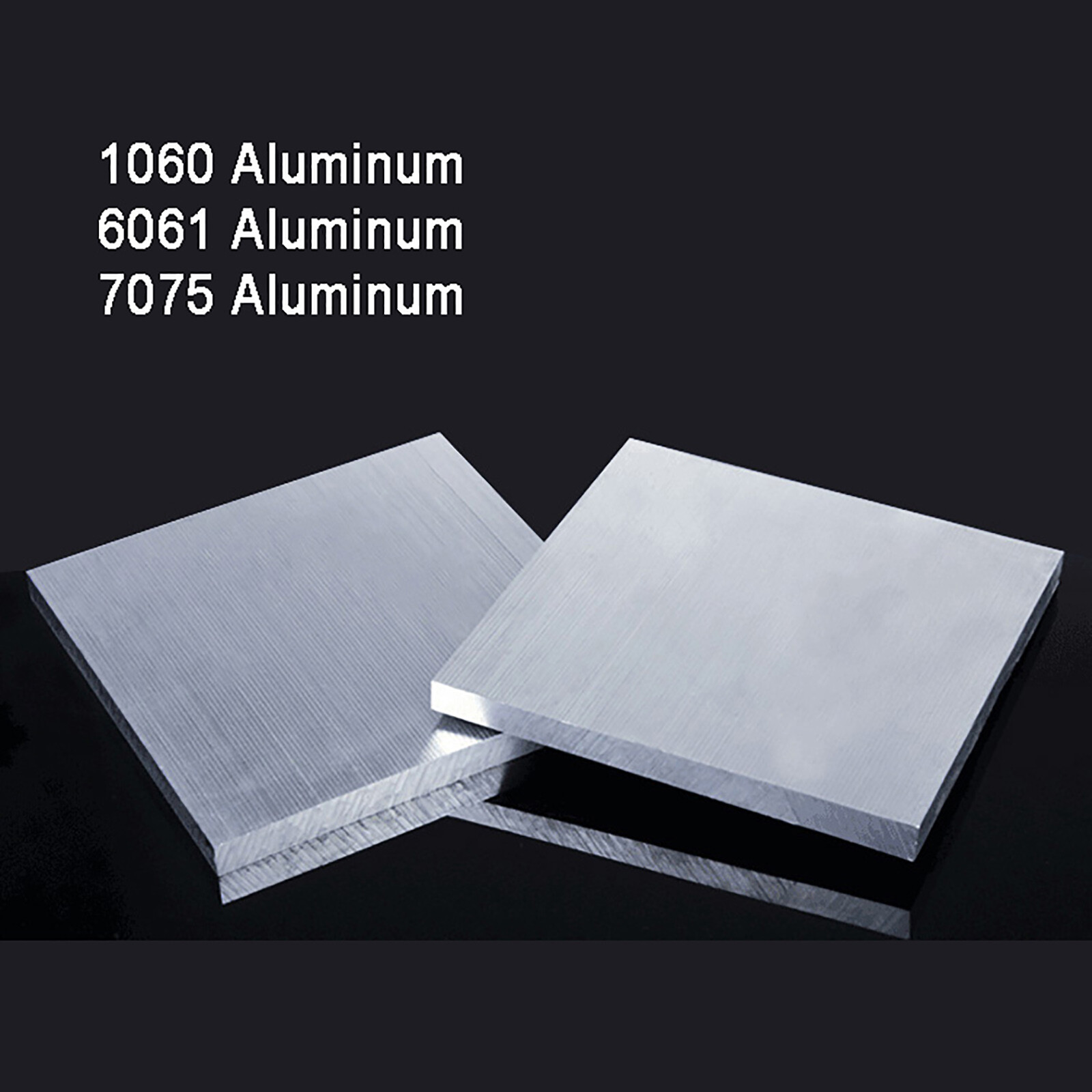 10pcs Aluminium Sheet Plate 7075 Alu Board | Thick 4mm | 100x100mm Wide