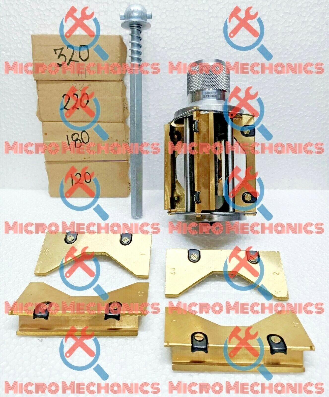 Engine Block Clyinder Hone Tool Expanding size 2.500″ to 5.500″ + 4 Set of Stone