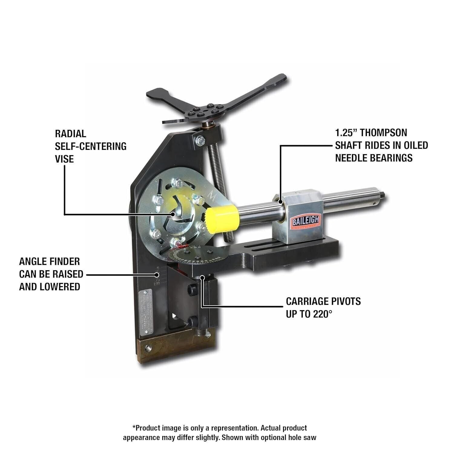 Baileigh TN-250 Tube and Pipe Notcher