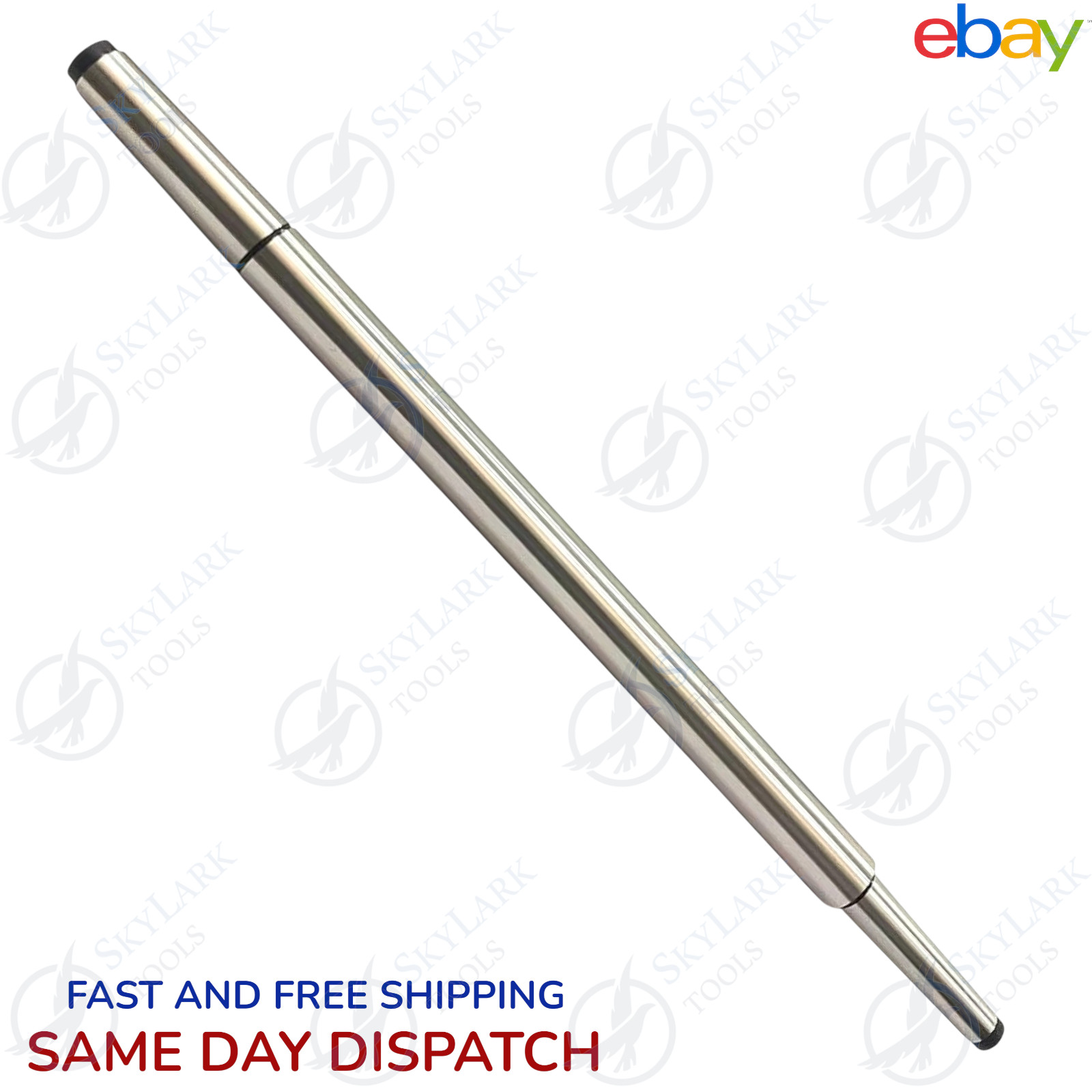 LATHE ALIGNMENT TEST BAR DOUBLE ENDED MANDREL MT2 & MT3 OAL 450MM LENGTH EN8D