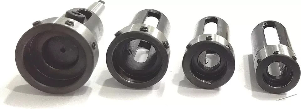 LATHE TAILSTOCK DIE HOLDER SET OF 4 FLOATING TYPE MT3 SHANK ZEALINDUSTRIES