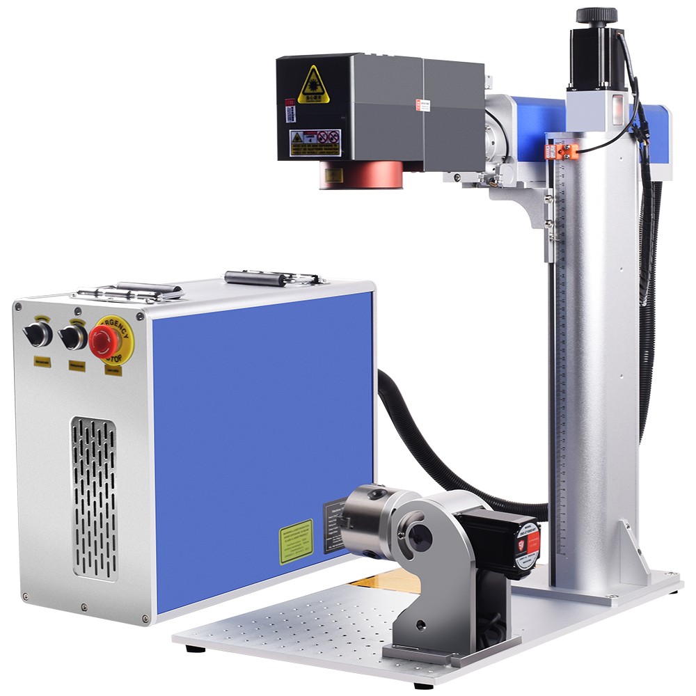 3D 200W JPT M7 MOPA Fiber Laser Marking Machine Curved Relief Deep Engraving AU