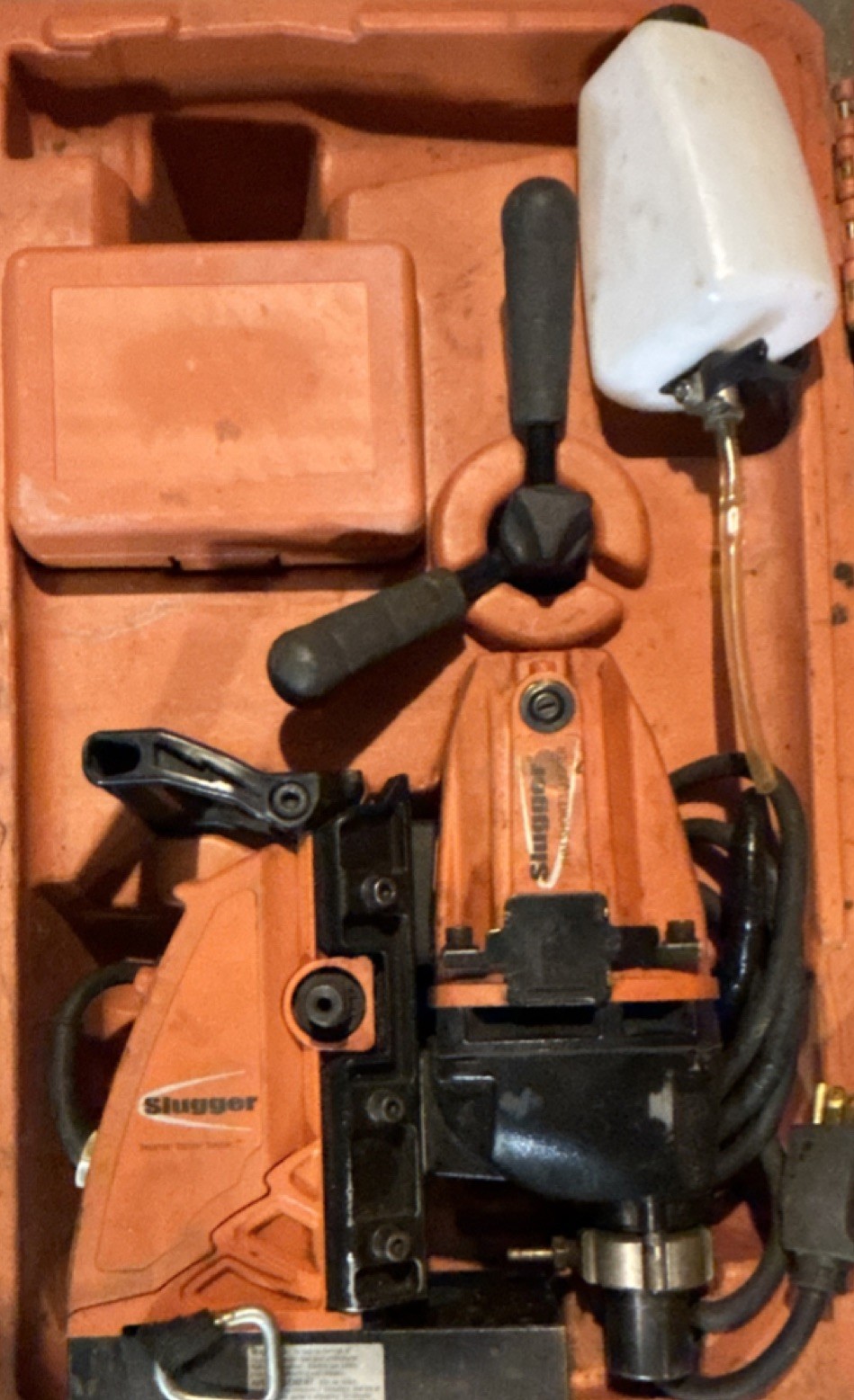 Slugger Magnetic Drill Press Manual Corded Electric with Carrying Case