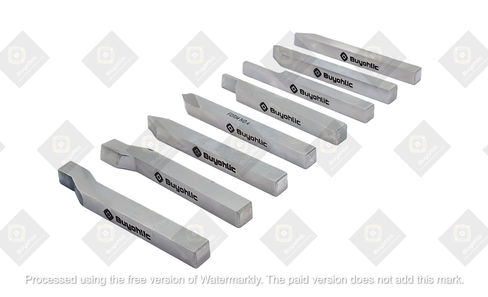 HSS M2 Grade Lathe Form Tool Set-Hard & Ground -Turning, Threading Tools