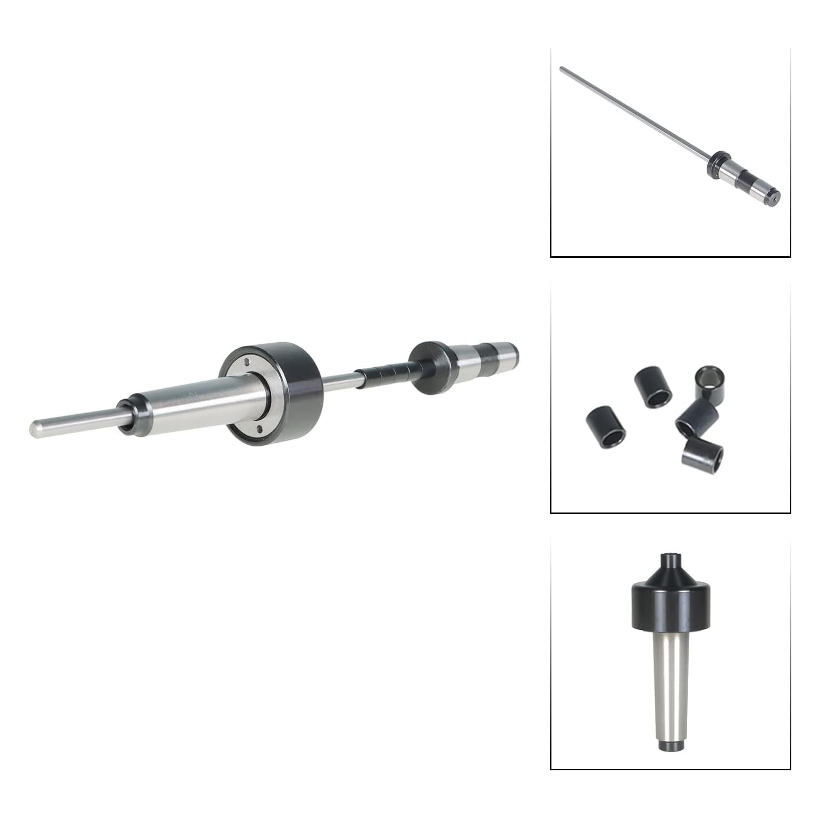 1MT Turning Tools Woodworking Pen Mandrel Bundle Kit With Mandrel Saver