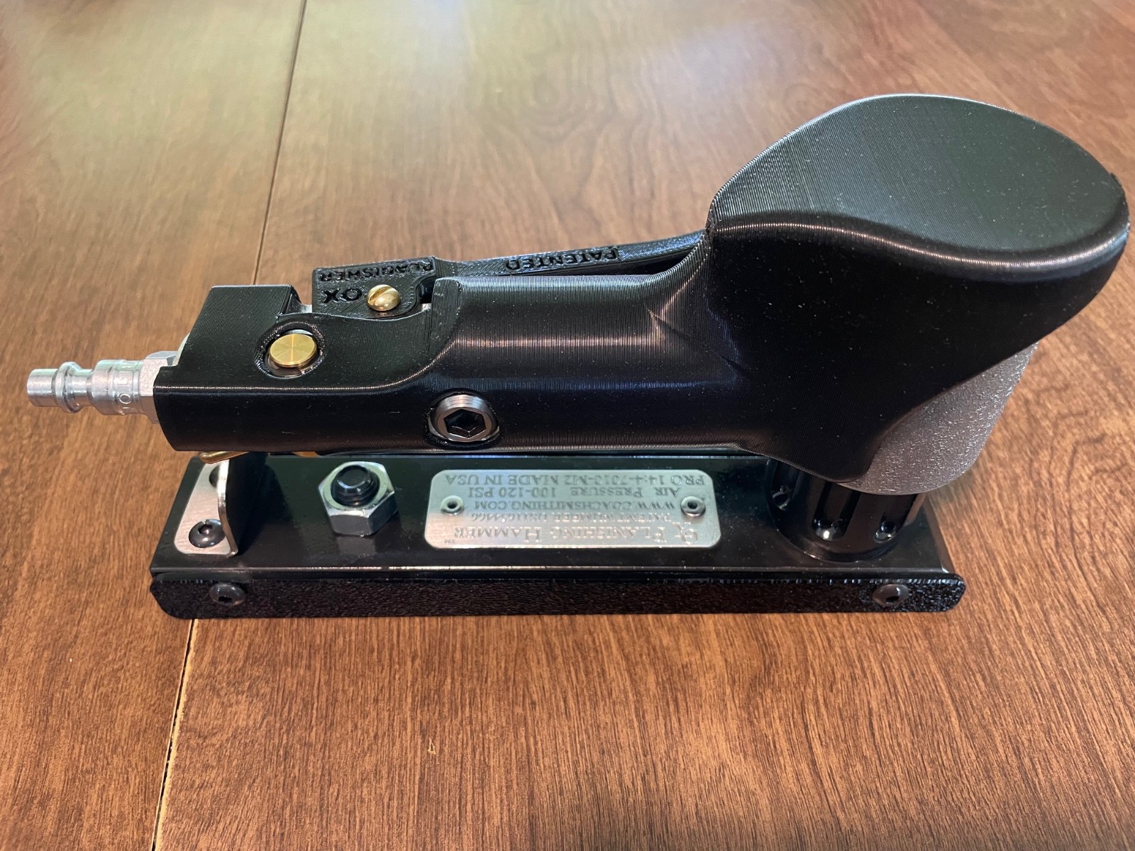 “Gen 2” Ox Planishing Hammer / Hand Held Power Hammer – Sheetmetal Fabrication