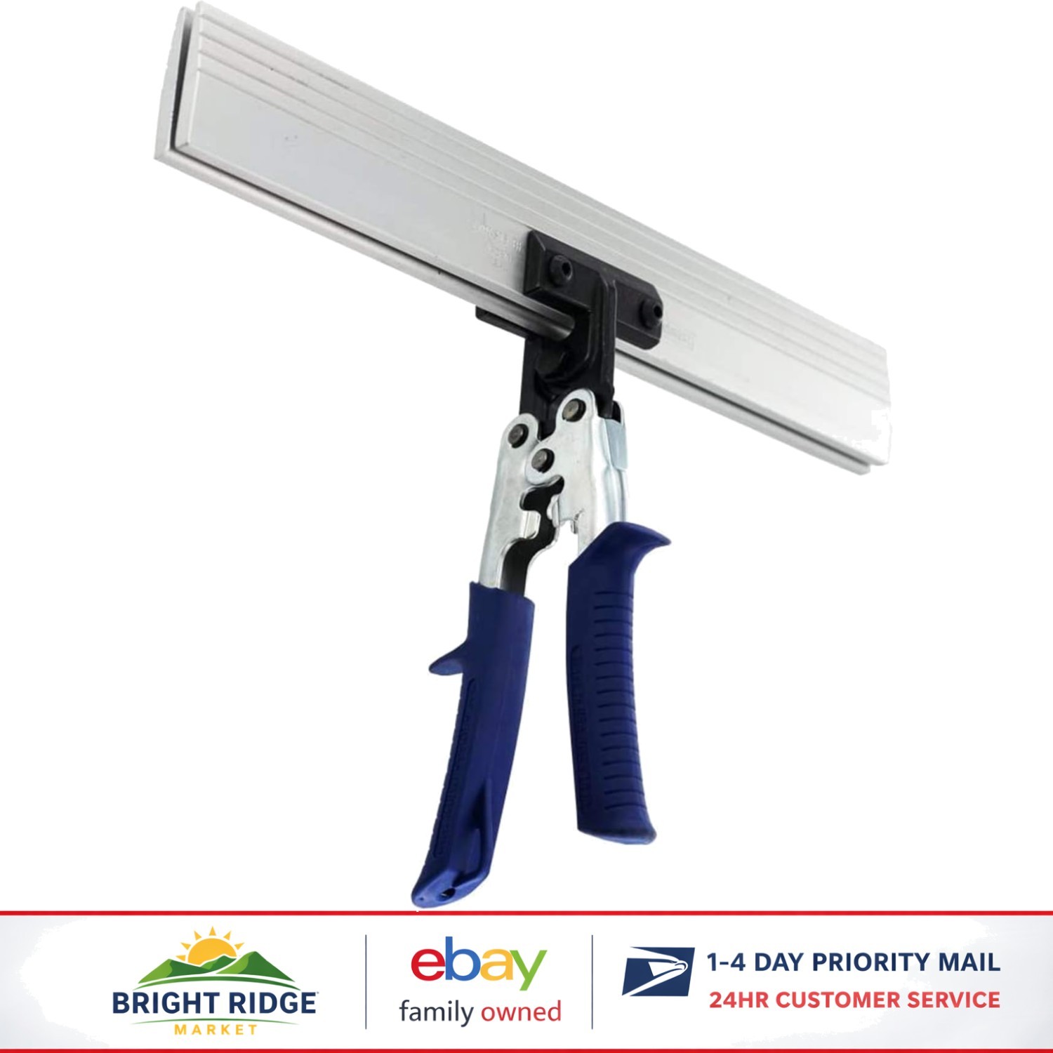 15-Inch Straight Sheet Metal Bender with Interchangeable Blades for Versatility