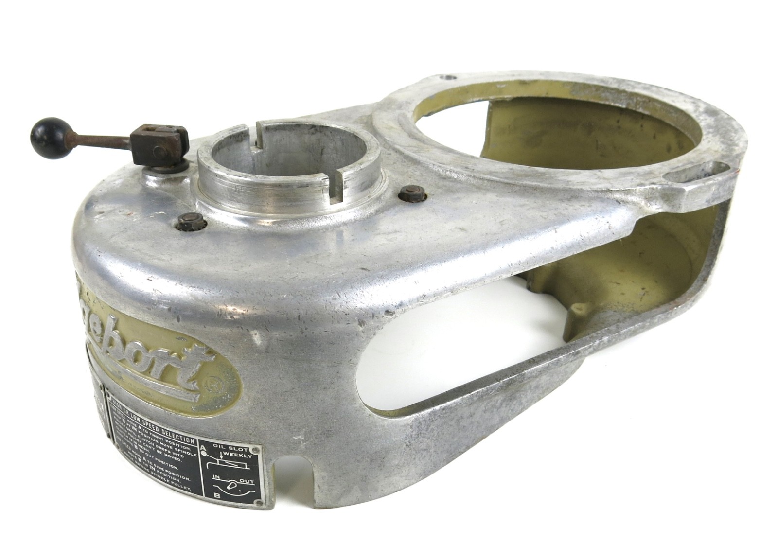 Bridgeport J Head Aluminum Upper Head Pulley Cover Casting
