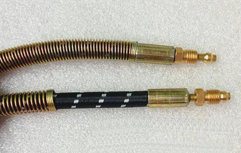 Milling Machine Oil Tube Line Metal Spring Cloth Sheath Hose 650*4mm Bridgeport