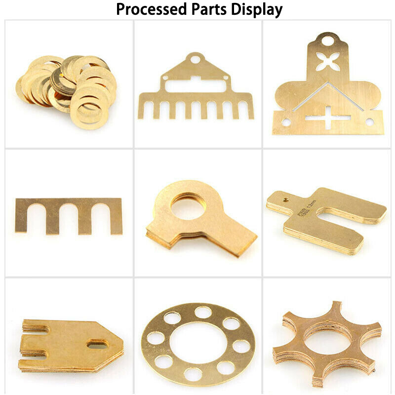 100~300mm CuZn40 H62 Brass Metal Flat Plate Square Sheet Foil Thick 0.5mm – 6mm
