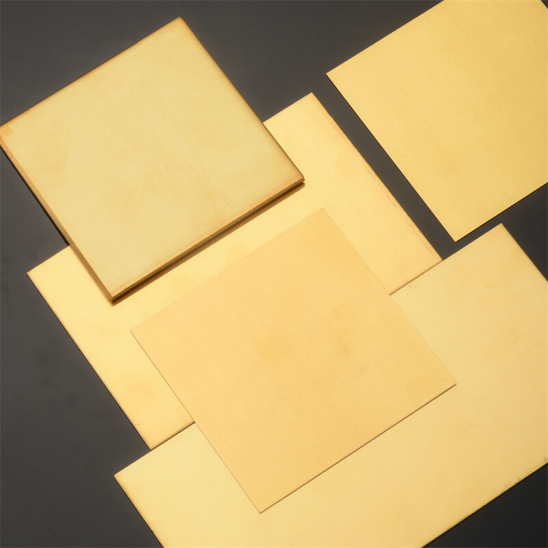 Brass Sheet Metal Plate Thick 0.3-6mm Multi Sizes Cut Model Making DIY Crafts