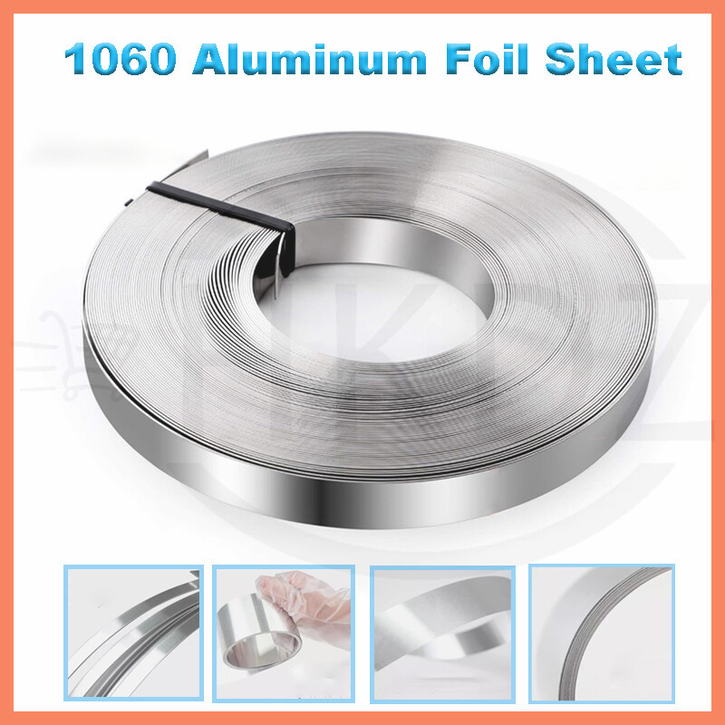 1060 Aluminum Foil Sheet Strip Metal Flat Plate Thickness 0.2-2mm Multiple Sizes