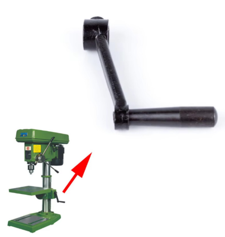 1x Drill Press Table Crank Handle Raise Lower 14mm Bore For ZQ4113 ZQ4116 ZQ4119