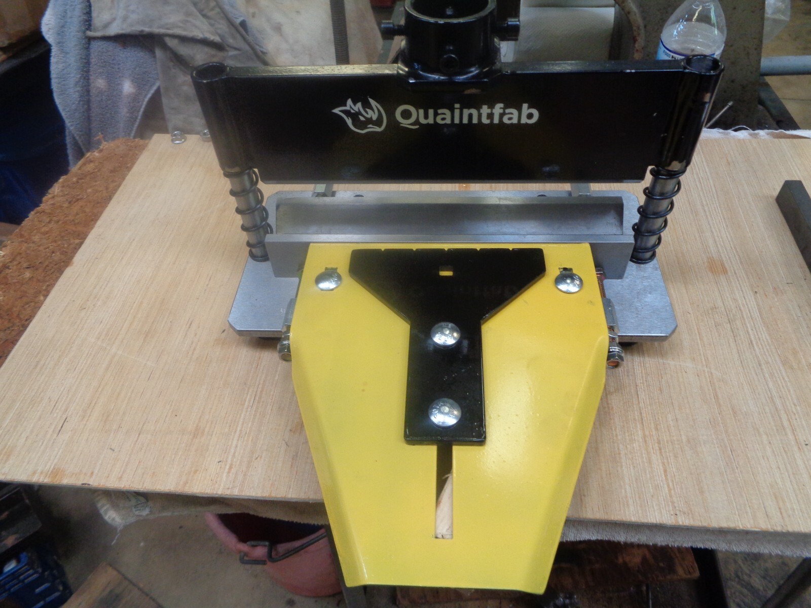 Die Table with Stop for your 20 Ton Shop Press 12″ Press Brake Attachment