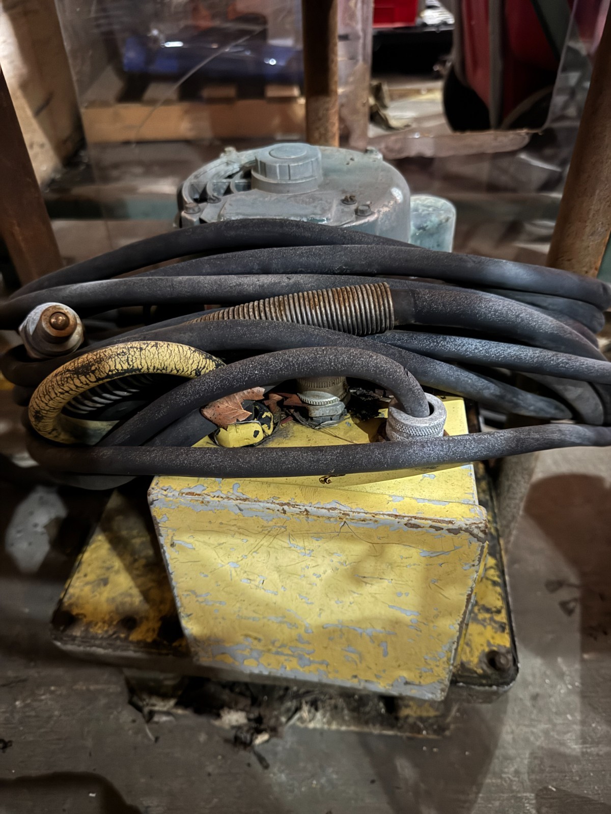Electric Hydraulic H-Frame press and Enerpac Power pack Heavy duty 55 ton