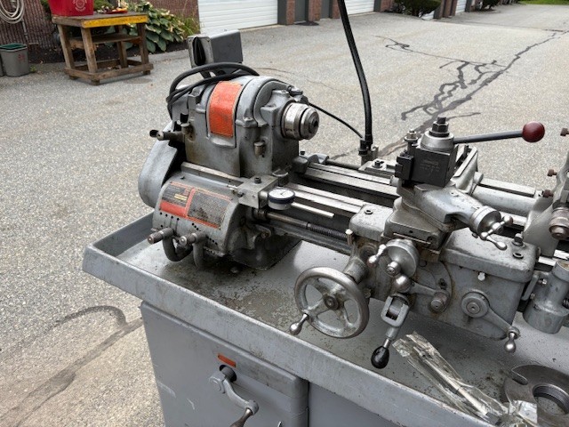South Bend Toolroom Lathe 10″ x 30′ Heavy 10 Factory Base with cabinets /Tooling