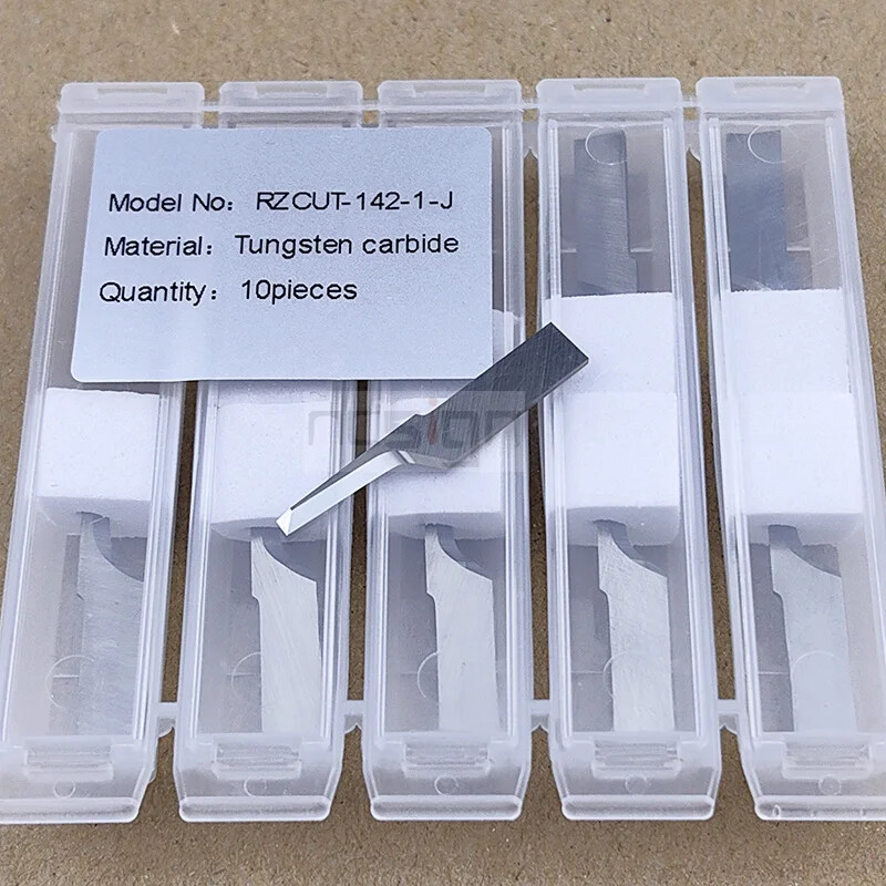 10PCS RZCUT-142-1 Tungsten Carbide OscillatingBlade Knife Ruizhou CNC Machine