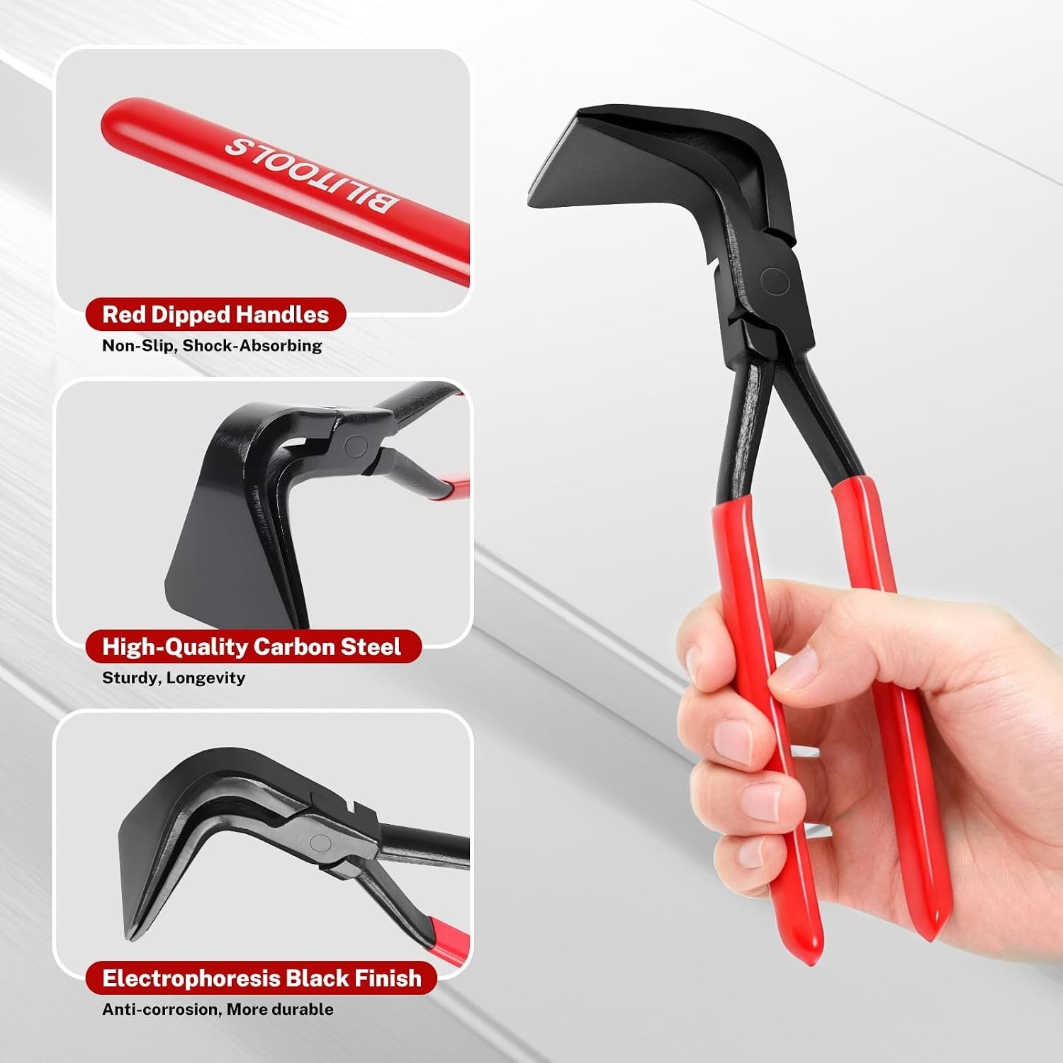 Durable 3-Piece Metal Bending Pliers Set with Comfortable Grip – 2.38″ Wide