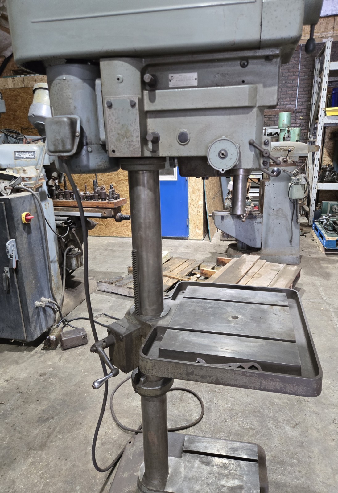 Clausing Drill Press 22V Variable Speed power down feed machinist lathe mill