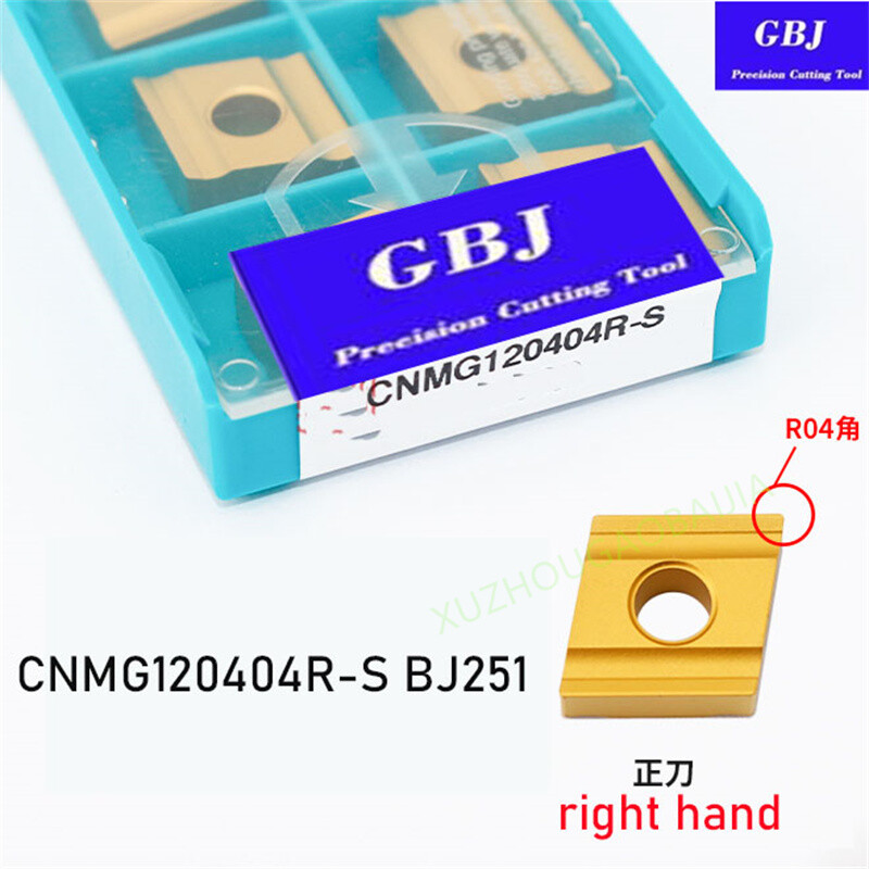 GBJ-CNC CNMG120404 R-S CNMG120408 L-S GBJ251 Carbide Turning Insert wide slot