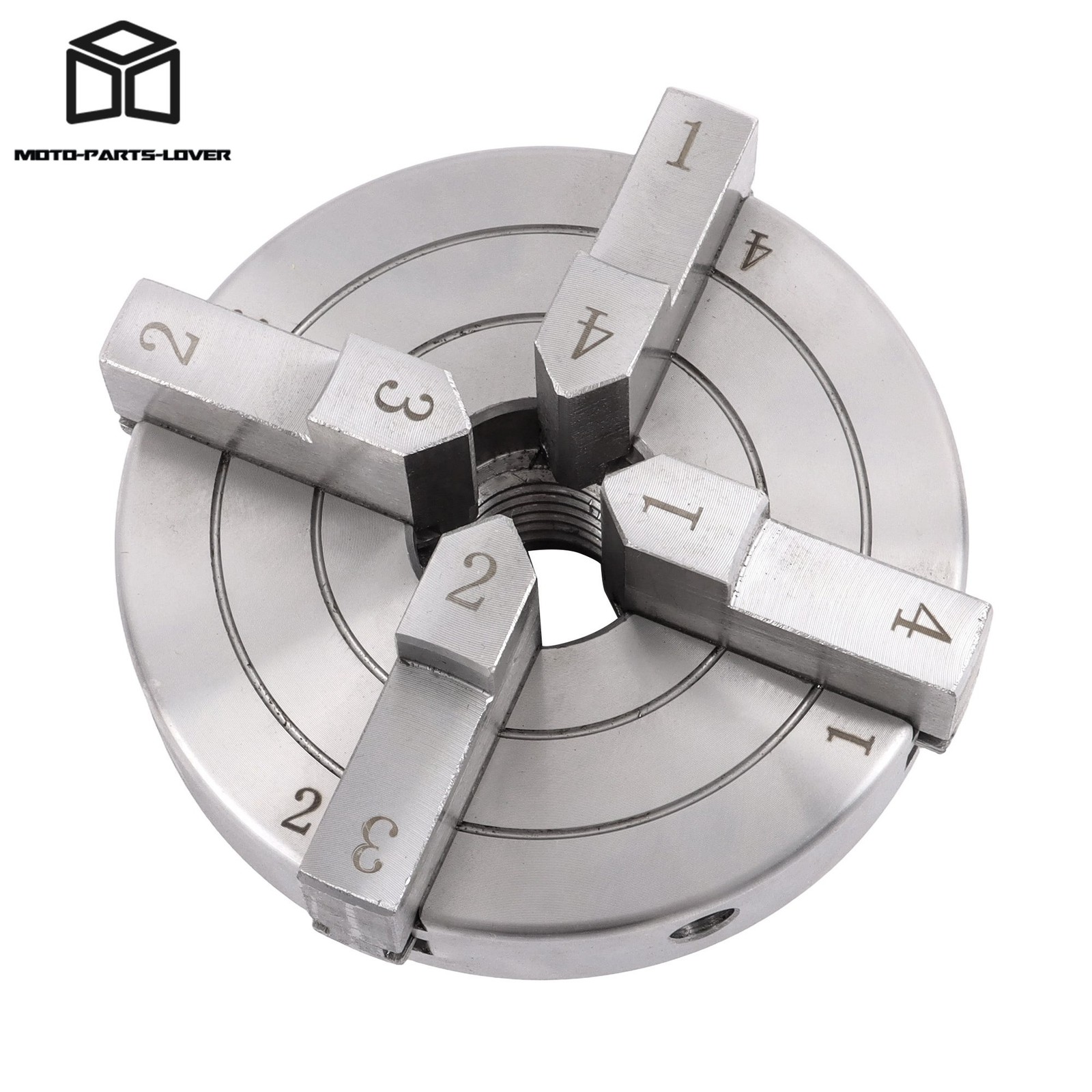 4 Inch Pro Grade 4 Jaw Lathe Chuck Set 1×8 TPI Self Centering Woodturning