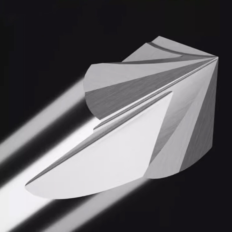 Solid Carbide 60/90/120° Chamfer End Mill 3-Flute Aluminum Milling Cutter Router