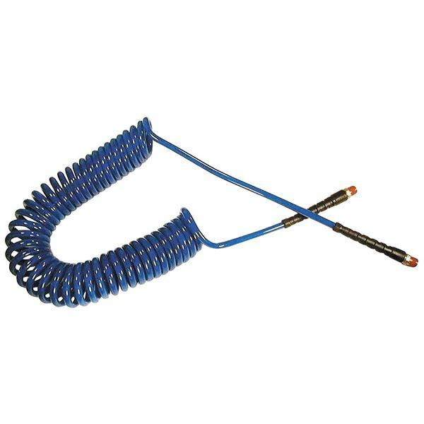 Coilhose PU14-15B-B 1/4″ x 15′ Self-Storing Polyurethane Air Hose-Swivel Ftgs