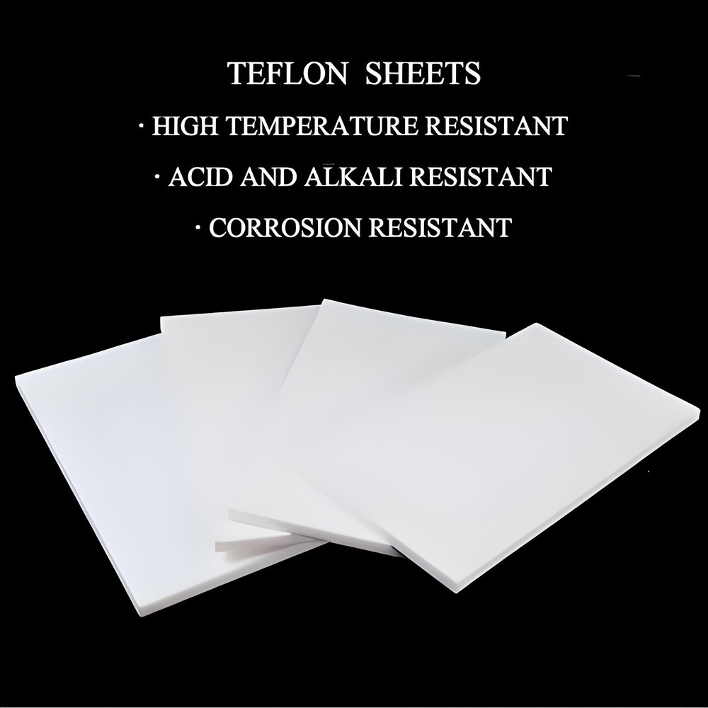 PTFE White Sheet 5mm 6mm 8mm 10mm to 45mm Thick Various Rectangular Strip sizes