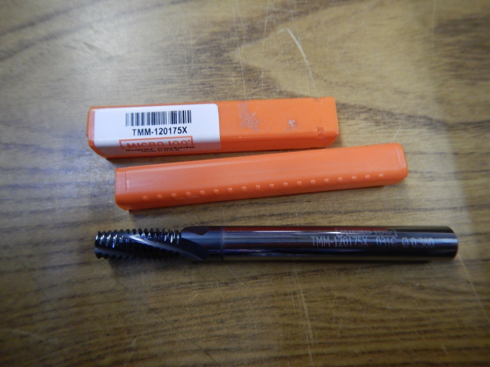 MICRO 100 THREAD MILL TMM 120175X 12mm 1.75 CARBIDE