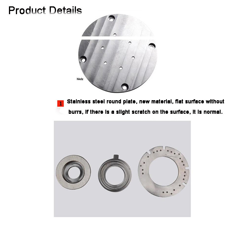 Thick 1-3mm Stainless Steel Round Sheet Disc Dia 100/150mm Metal Laser Cut Plate