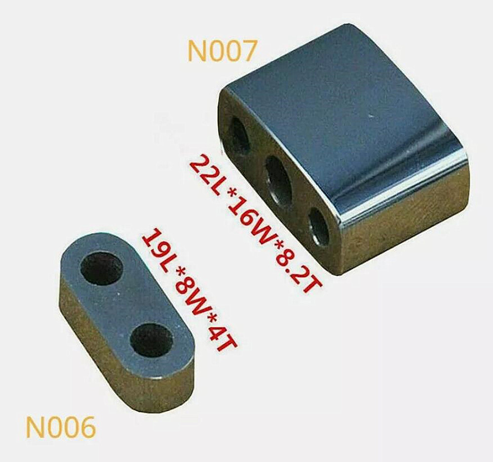 For Makino Wire EDM Part Upper Lower Tungsten Steel Conductive Block N006 N007