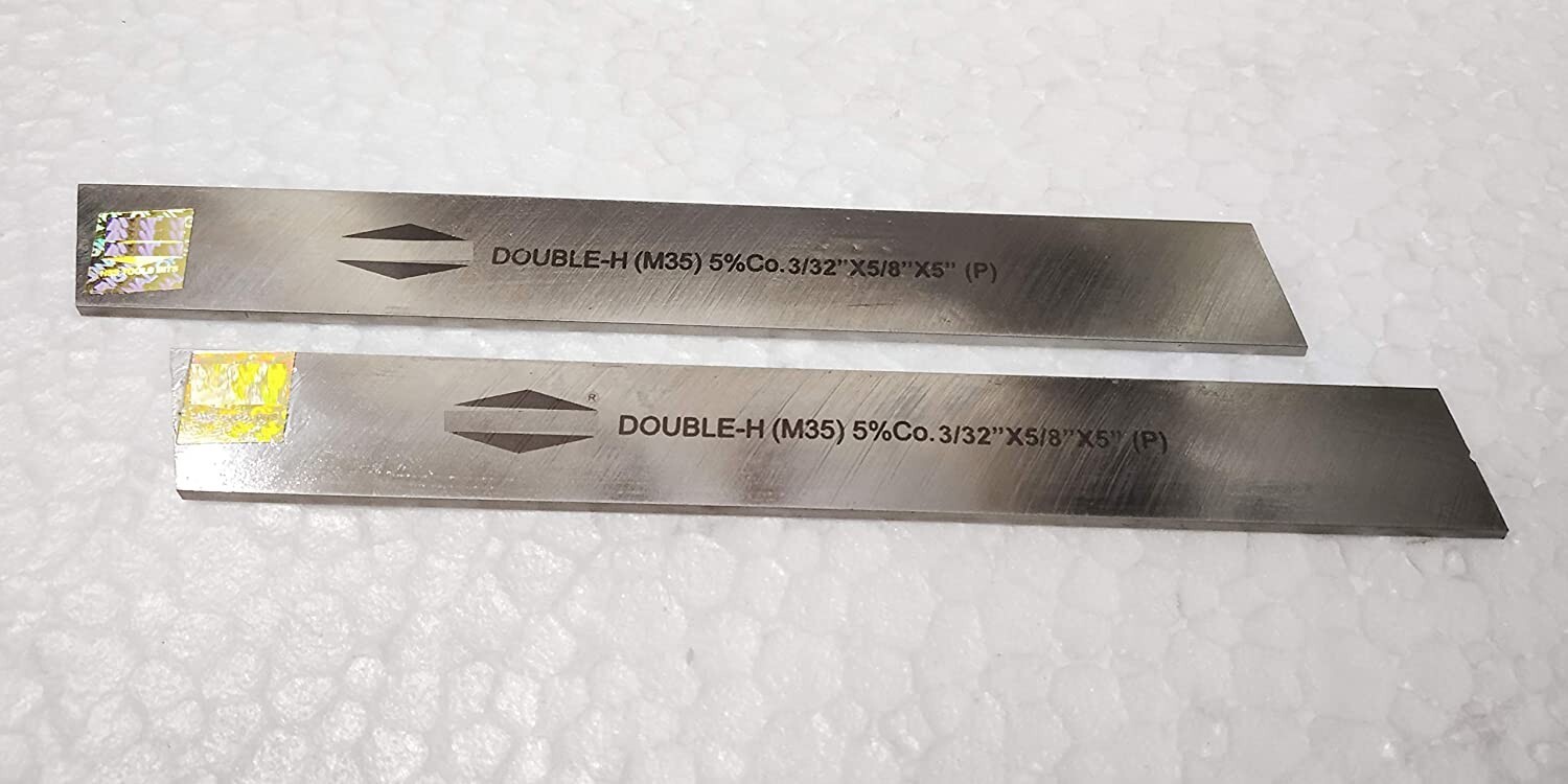 2x Cut Off Blade (1/8″ x 7/8″ x 6″) 5% COBALT M35 Grade H.S.S Hardened & Ground