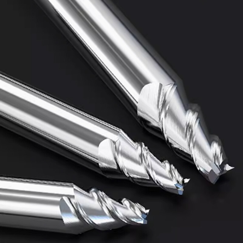 60° Flat Bottom Tapered Milling Cutter 3 Flutes End Mill Router Bit 4-12mm Shank