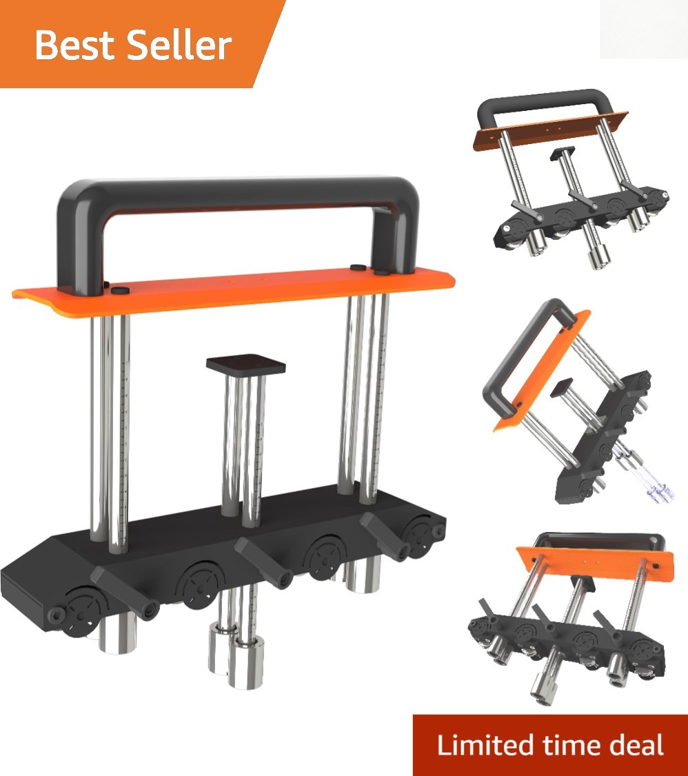 Durable V-Shaped Edge Roller Bender with Accurate Depth Gauge for Metalworking