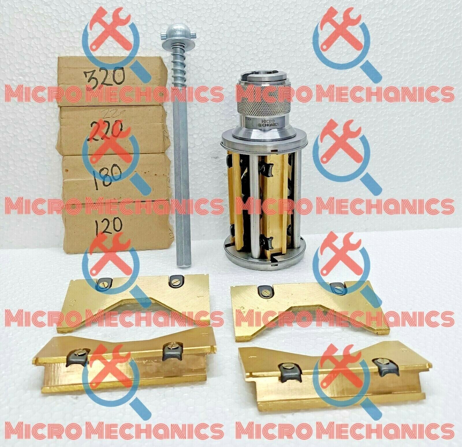 Engine Block Clyinder Hone Tool Expanding size 2.500″ to 5.500″ + 4 Set of Stone