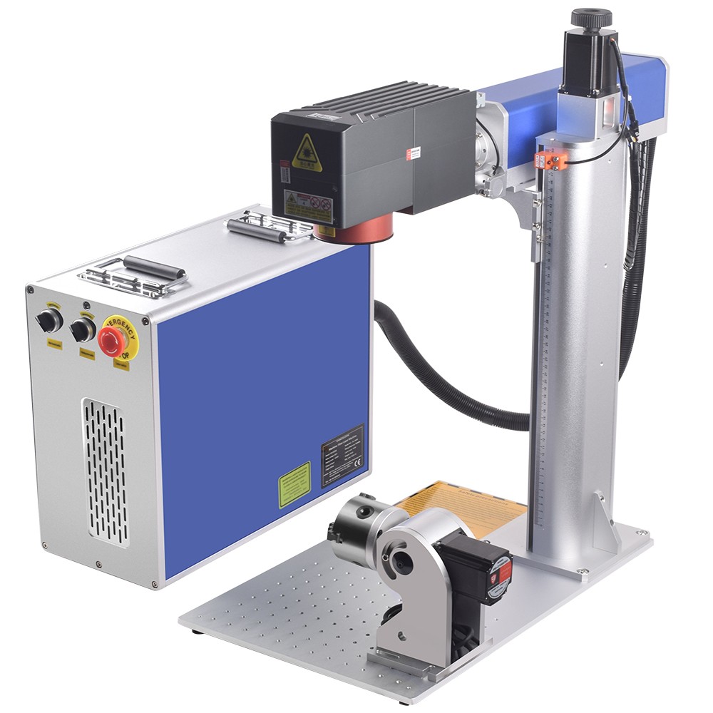 3D 200W JPT M7 MOPA Fiber Laser Marking Machine Curved Relief Deep Engraving AU