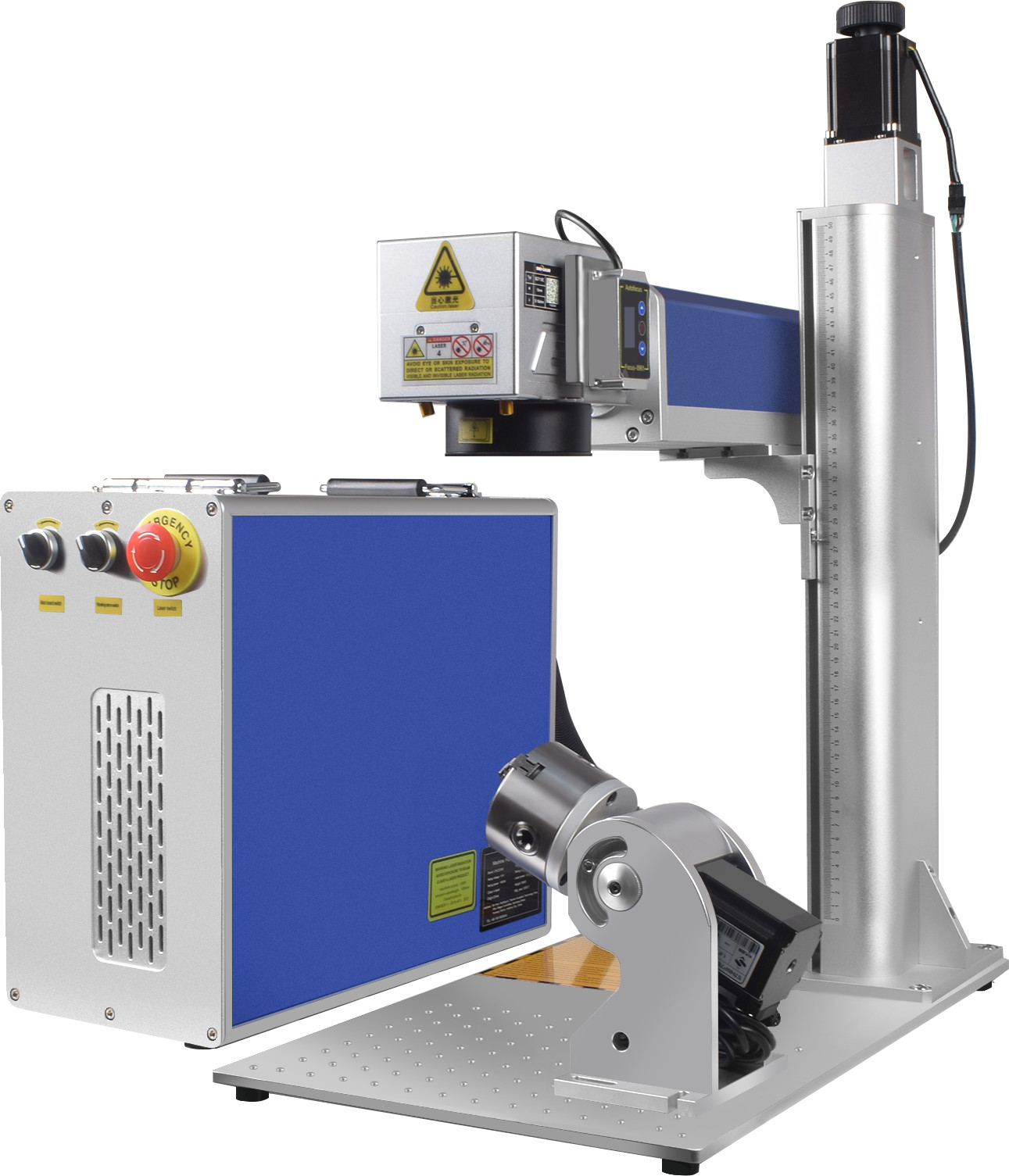 Scotle 100W JPT M7 Auto Focus Fiber Laser Engraving Machine Metal Color Marker