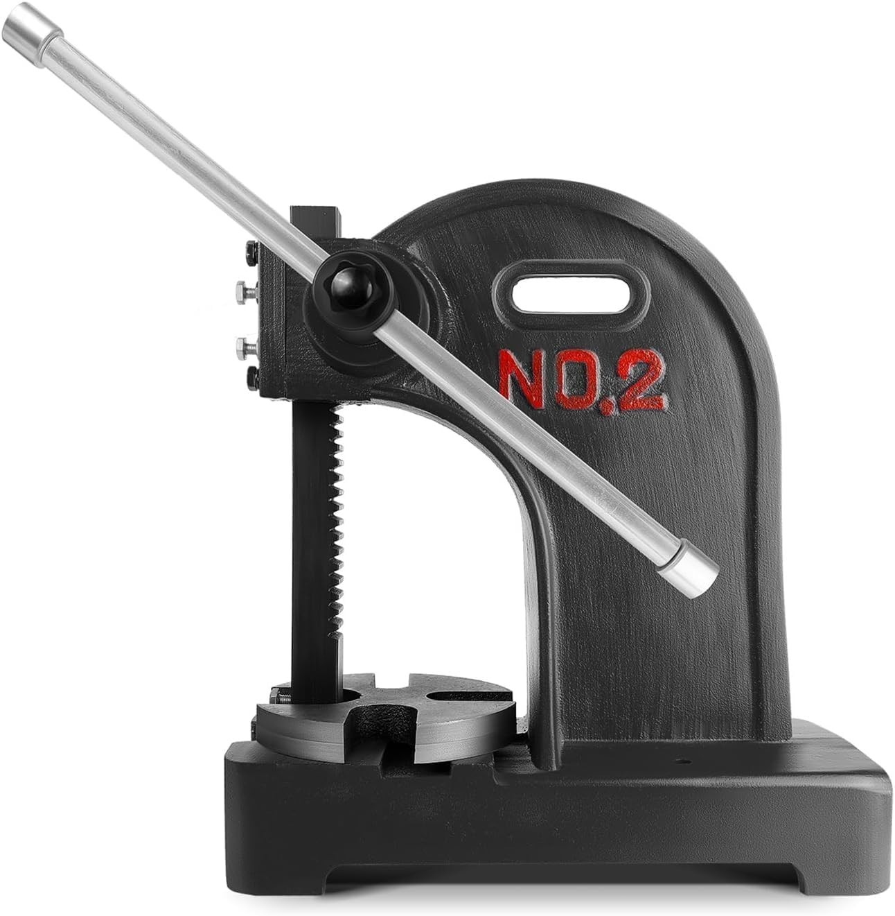 Arbor Press 2 Ton Lever Bench Mountable Bearings Cast Iron Manual Desktop Black