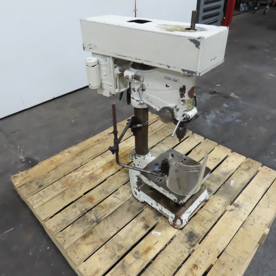Atlas No. 64 1/2HP 15″ Bench Drill Press 120V 1PH 1/2″ Chuck 600-5200RPM