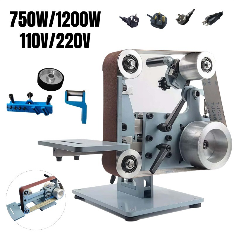 750W/1200W Electric Belt Sander DIY Grinder Sharpener Machine 915*50/1200*50MM