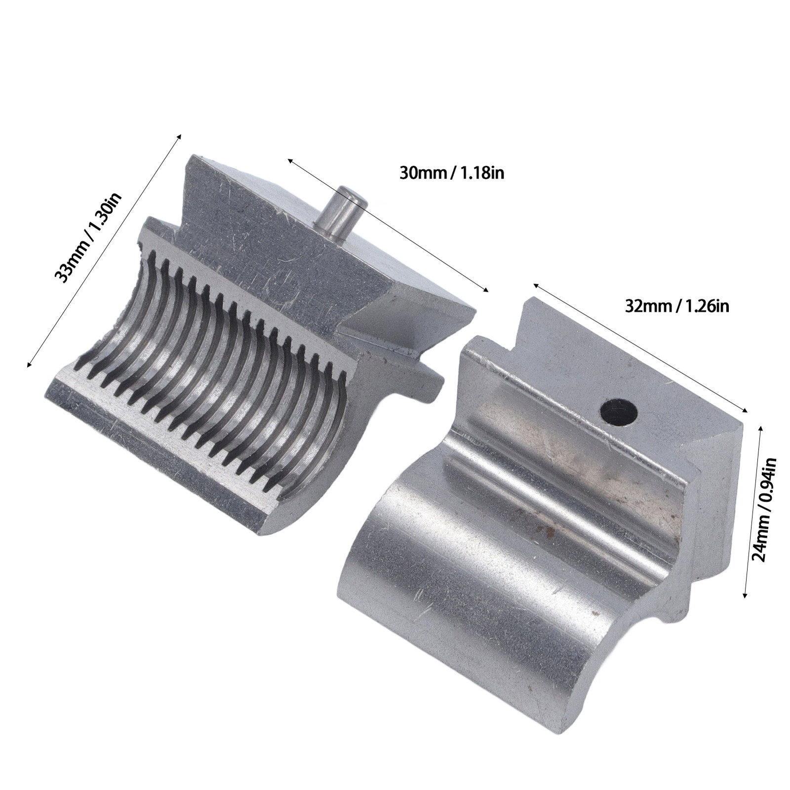 2Pcs Lathe Metric Half Nut 2.0mm Pitch 16mm Diameter Feed Screw Nut Tools Part