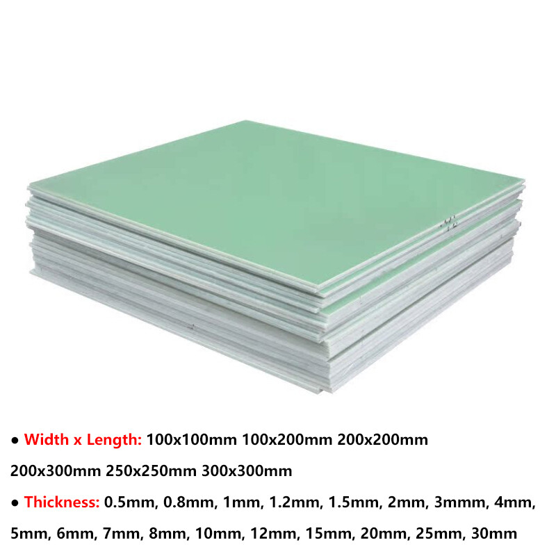Epoxy Glass Fibre Sheet FR4 Glassfibre Plate Resin Board Thickness 0.5mm – 30mm