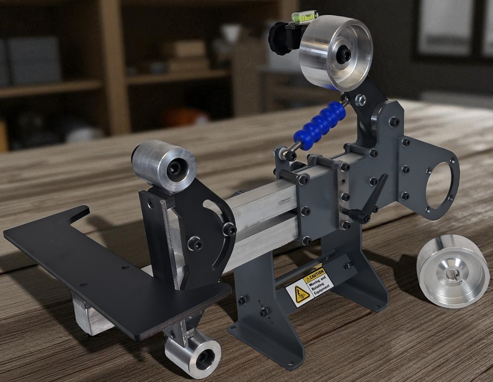 2×72 Belt Grinder – Complete with Tilting Frame – No Motor