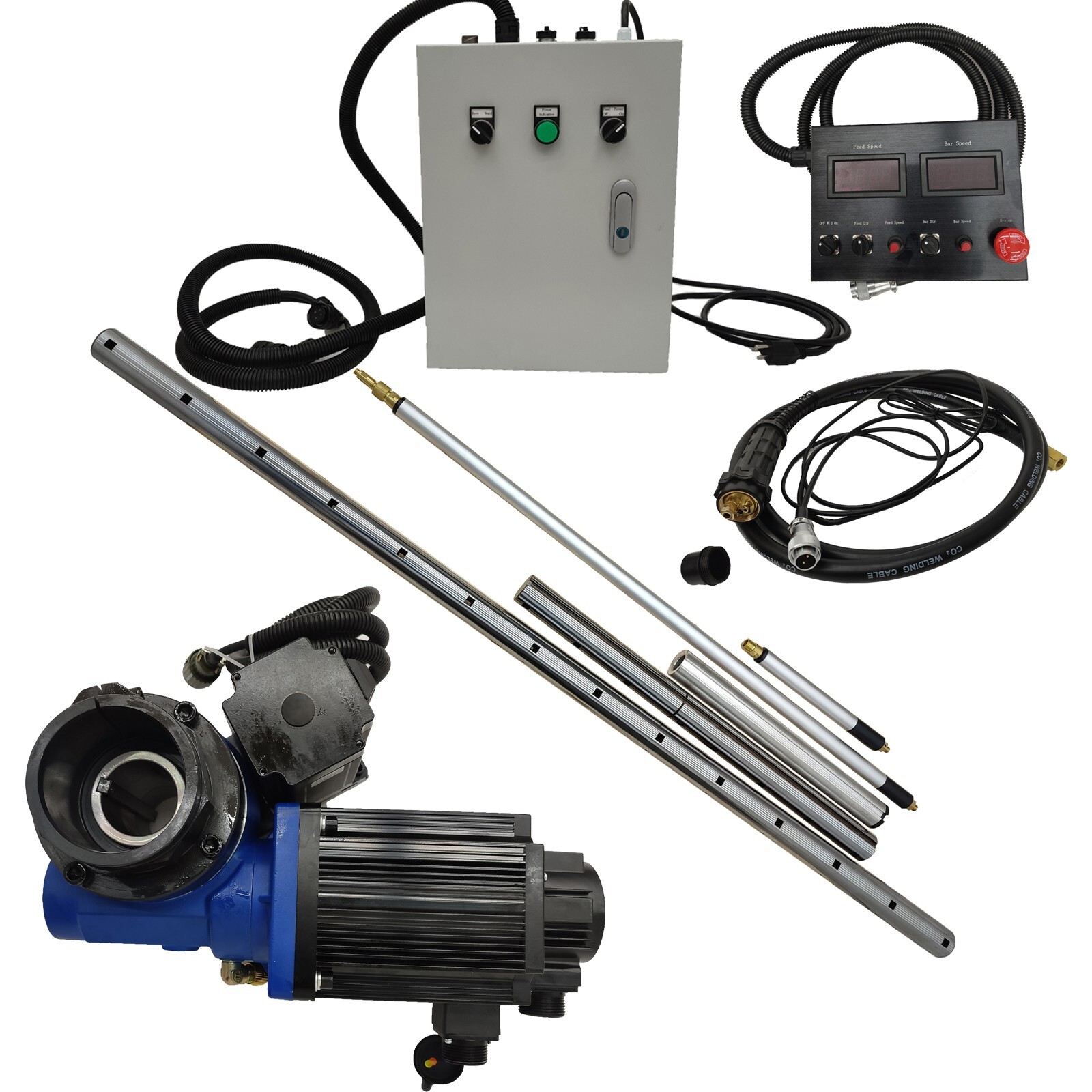 Portable Line Boring & Welding Machine 55-300mm Cylinder Boring Drilling Welder