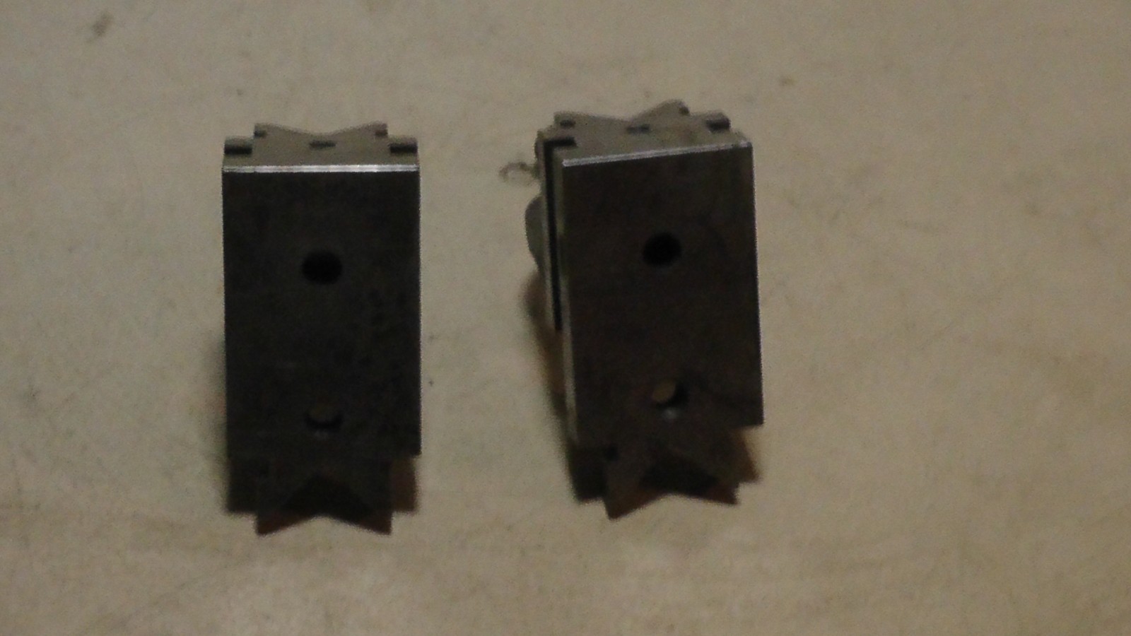 2x Unbranded V-Block and Clamp Set Tool Maker Machinist, Used