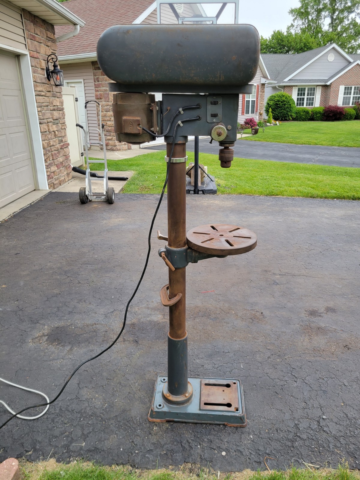 Cummins Tool Company 13 Inch Drill Press 5 Speed Single Phase Chicago Works