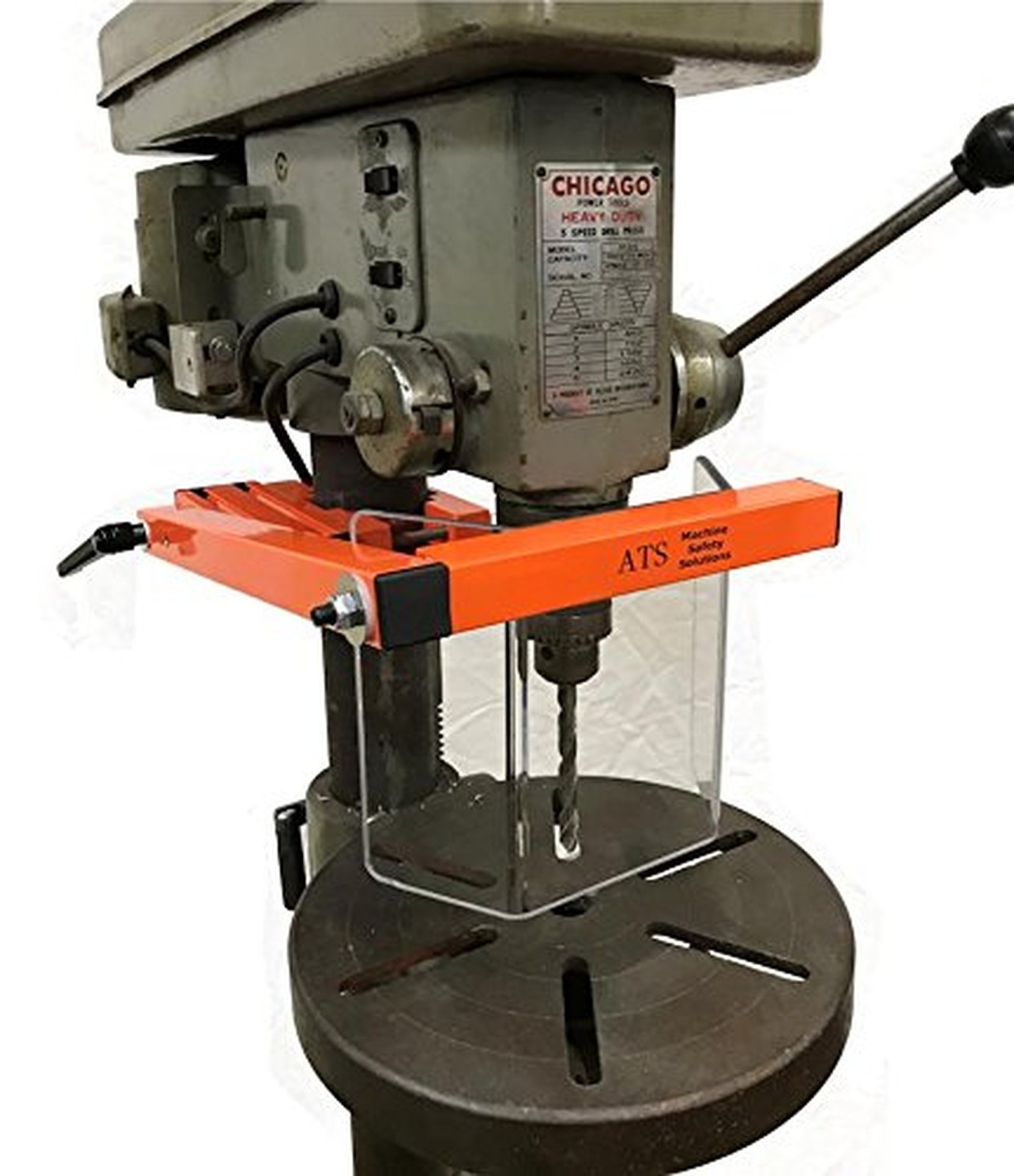 ATS Safety, Drill Press Guard – Econ-Series Drill Press Accessories, Part # D…